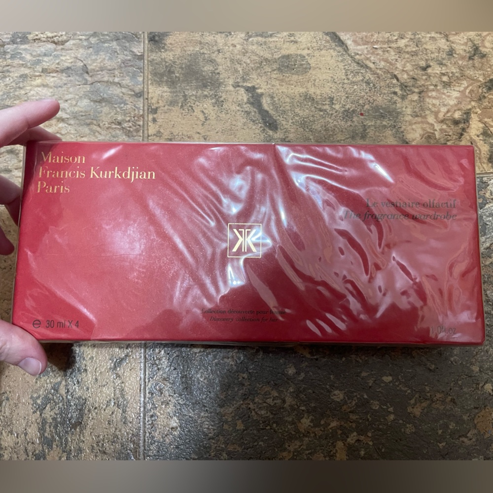 Maison Francis Kurkdjian Luxurious Red Packaging